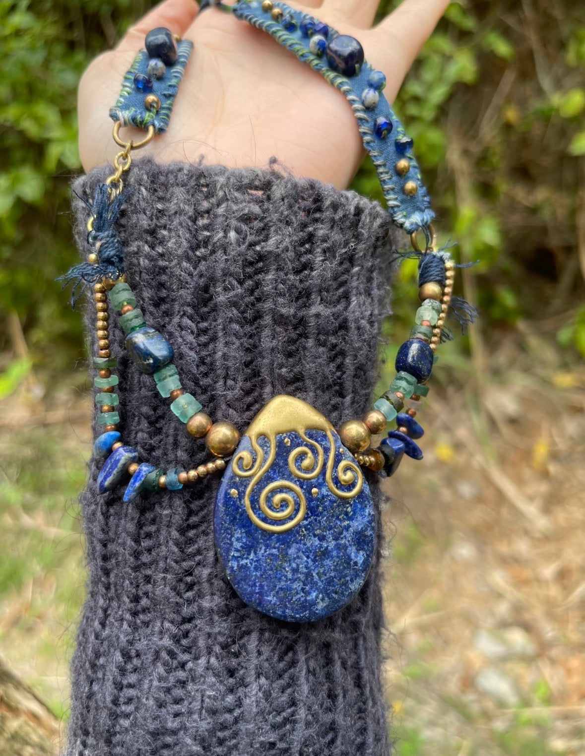 Tidal Relic Pendant Necklace